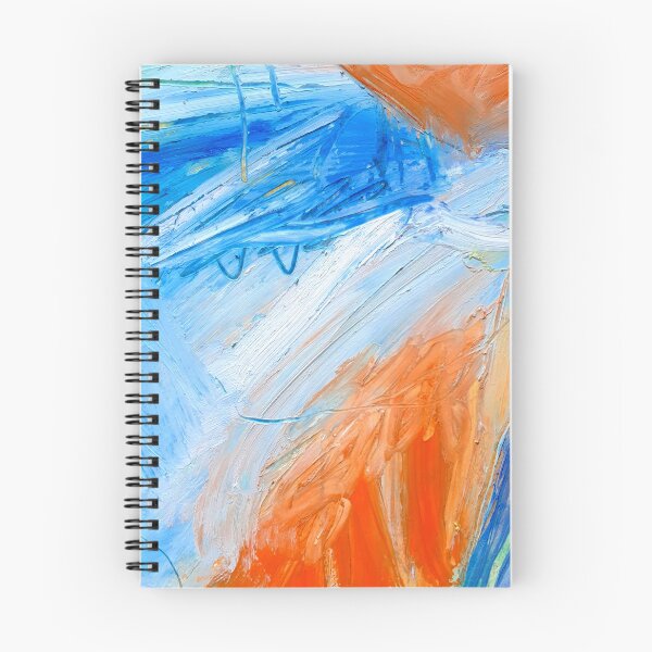 Item preview, orange and blue abstract. designed and sold by Tereza Pilar  Art.