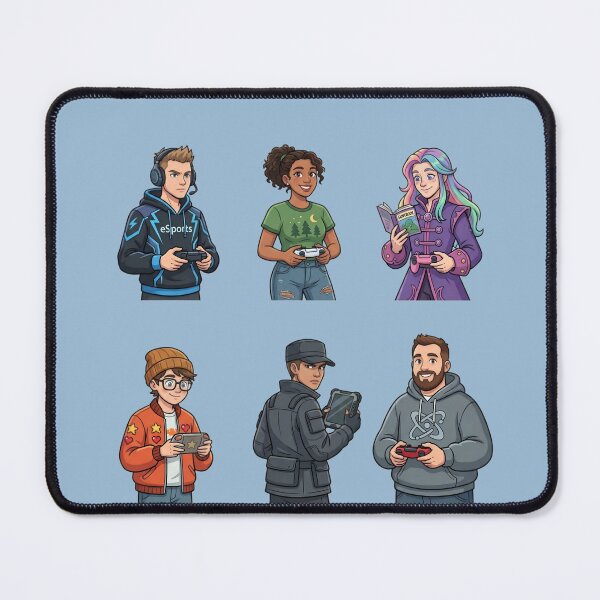 Item preview, Gaming Avatars Collection | Esports, Casual & Fantasy Gamers | Gamer Character T-Shirt Design designed and sold by Bhaskar Digital Art.