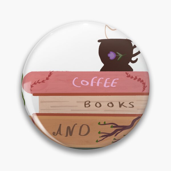 Item preview, Boho Coffee and Books Stack with Flowers designed and sold by IO Soul Spaces.
