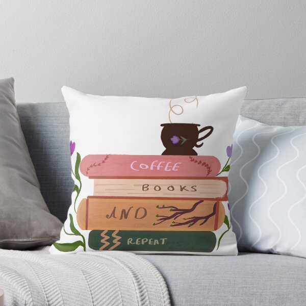 Item preview, Boho Coffee and Books Stack with Flowers designed and sold by IO Soul Spaces.