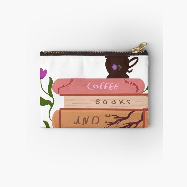 Item preview, Boho Coffee and Books Stack with Flowers designed and sold by IO Soul Spaces.