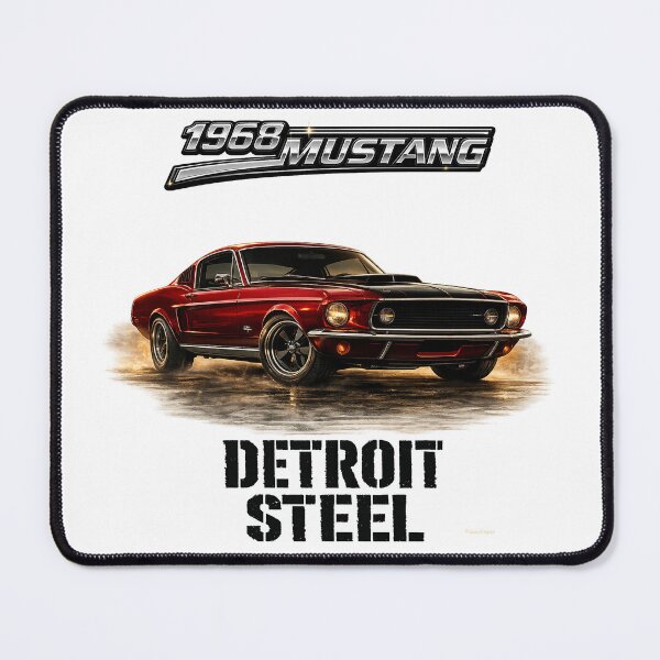 Item preview, 1968 Mustang Classic Muscle Car Art designed and sold by Traceursniper.