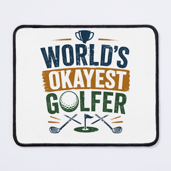 Item preview, World's Okayest Golfer Funny Golf Player Humor designed and sold by RetroMini2026.