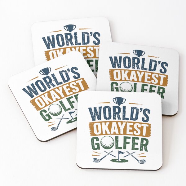 Item preview, World's Okayest Golfer Funny Golf Player Humor designed and sold by RetroMini2026.