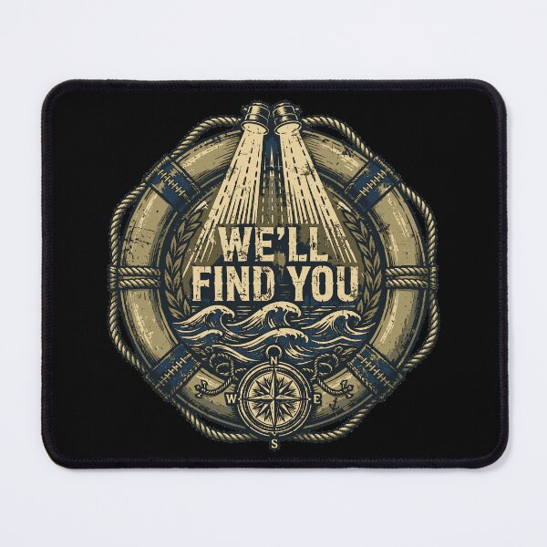 Item preview, We'll Find You Vintage Search and Rescue Coast Guard Design designed and sold by Coasties.