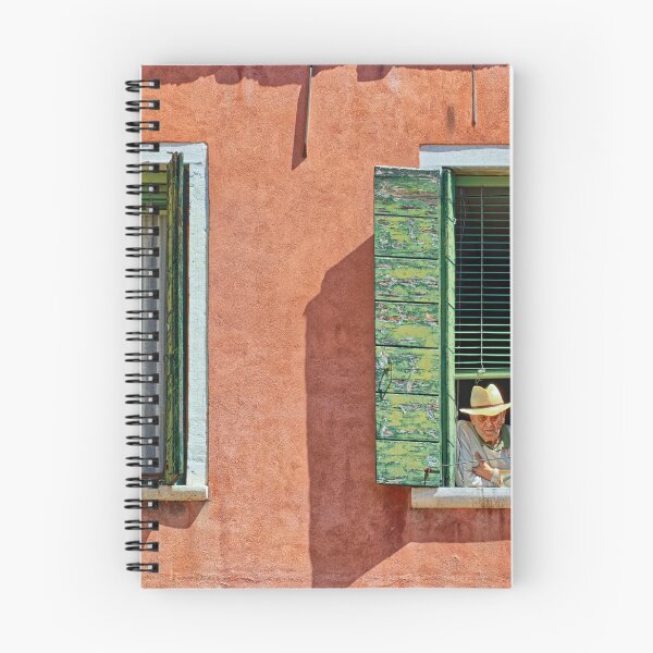 Item preview, Man in a had sharing his radio out of a window in Florence Italy designed and sold by John Gilham - Landscape Photography.