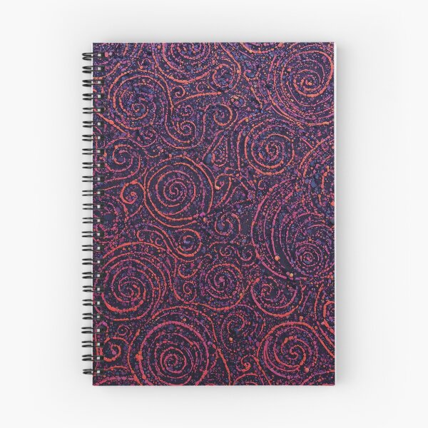 Item preview, Aboriginal Inspired Dot Art - Purple Spirals Pattern designed and sold by GrinGalore.