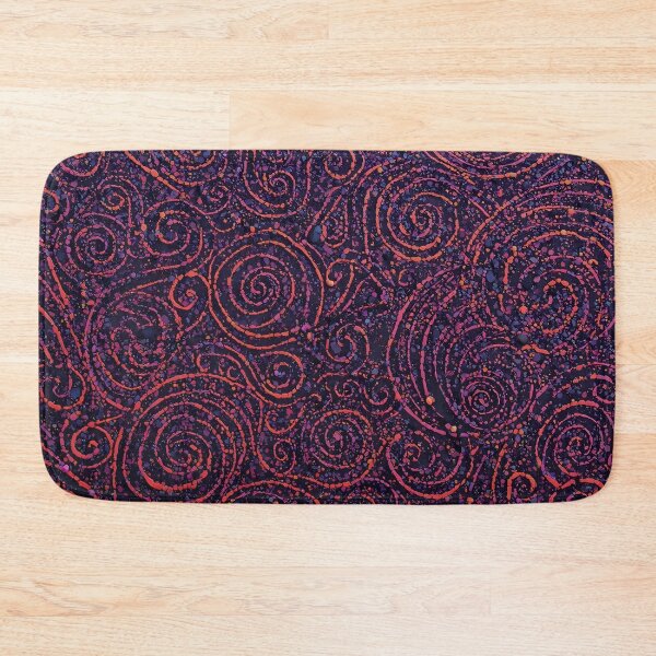 Item preview, Aboriginal Inspired Dot Art - Purple Spirals Pattern designed and sold by GrinGalore.
