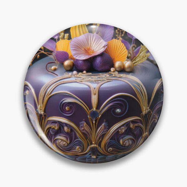 Item preview, Beautiful festive purple wedding cake designed and sold by Photopat.