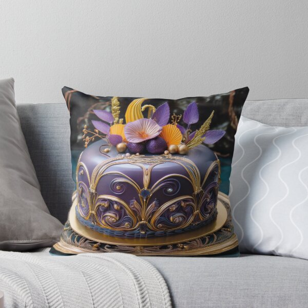 Item preview, Beautiful festive purple wedding cake designed and sold by Photopat.