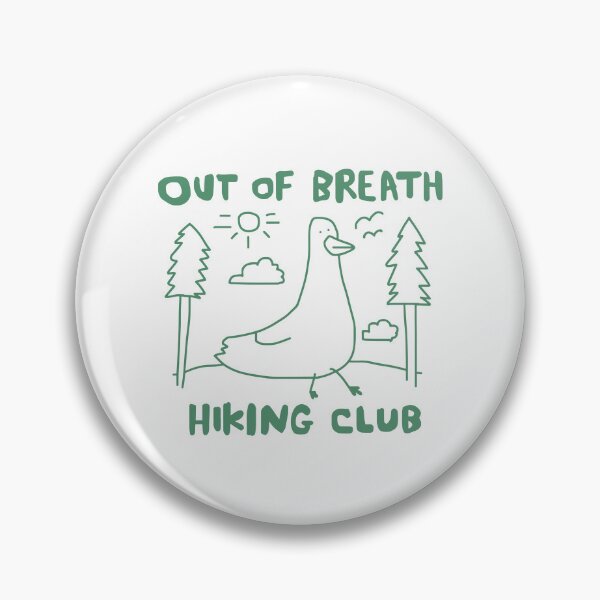 Item preview, Out Of Breath Hiking Club designed and sold by ladycerebellum.