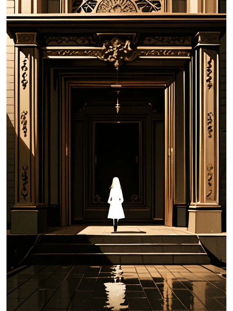 Imagen 4 de 4, Funda de iPhone con la obra Architecture - Illuminated Historic Facade, Melancholic Pictorial Atmosphere, diseñada y vendida por Reverso-Design.