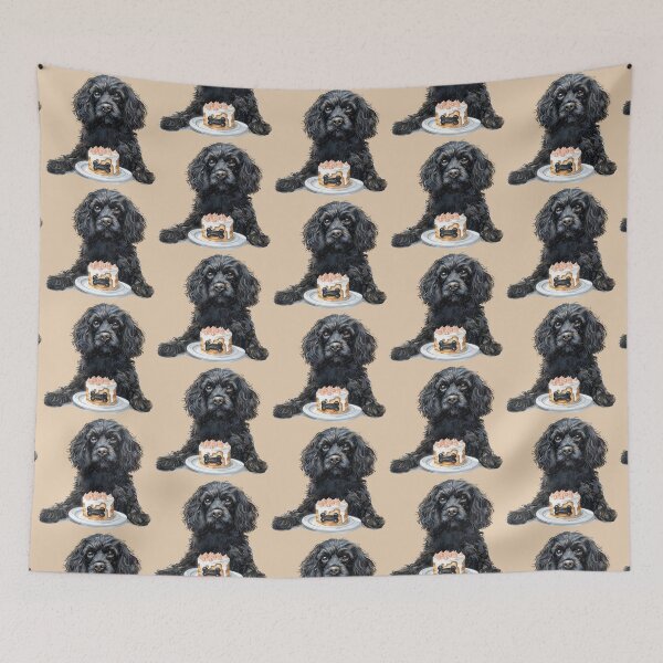 Item preview, Black Cocker Spaniel Birthday Party designed and sold by Erika Kaisersot.