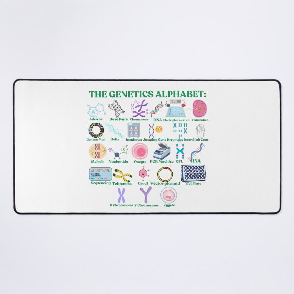 Item preview, The Genetics Alphabet, cool science, biology and Genetics designed and sold by NoetherSym.