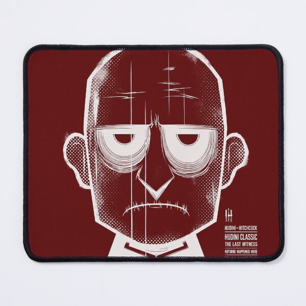 Item preview, The Last Witness – Sardonic Vintage Comic Portrait - White designed and sold by HudiniHitchcock.