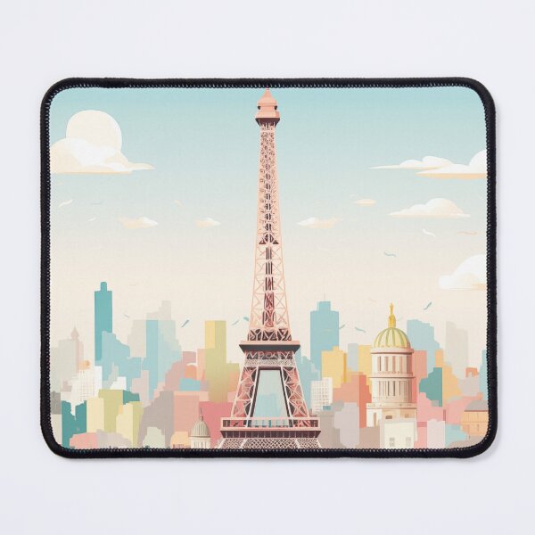 Item preview, Paris Eiffel Tower Cityscape Travel Art designed and sold by MarkedArtPrints.