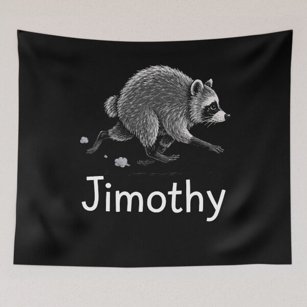 Item preview, Jimothy Viral Raccoon Shirt Funny Trash Panda Wildlife designed and sold by varioarts.