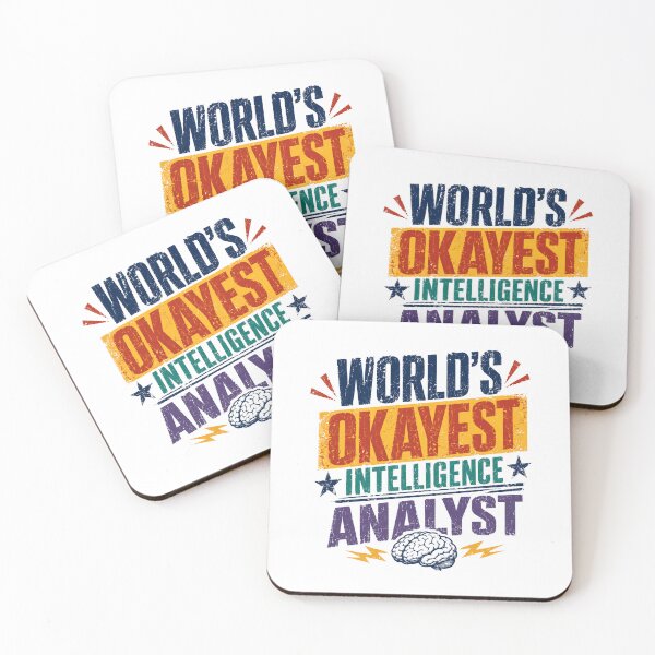 Item preview, World's Okayest Intelligence Analyst Funny Professional Sarcasm designed and sold by RetroMini2026.