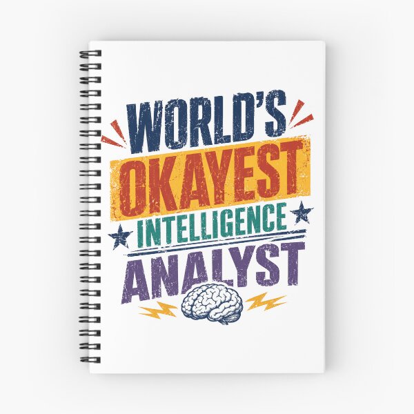 Item preview, World's Okayest Intelligence Analyst Funny Professional Sarcasm designed and sold by RetroMini2026.