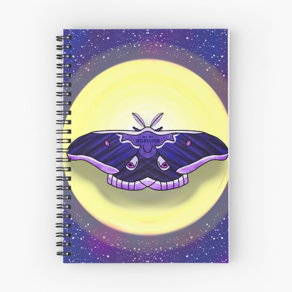 Item preview, Purple Lunar Moth on the Moon designed and sold by NicheKnightArt.