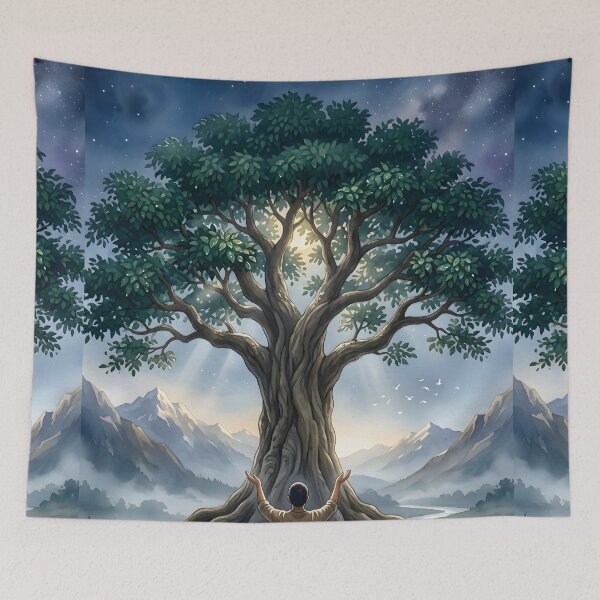 Item preview, Moonlit Kalpavriksha Manifestation Art designed and sold by hutofdesigns.
