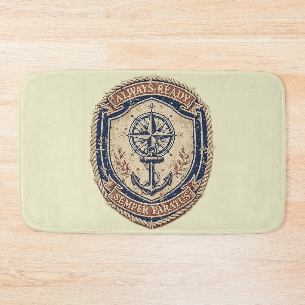 Item preview, Always Ready Vintage Maritime Badge | Semper Paratus Coast Guard Design designed and sold by Coasties.