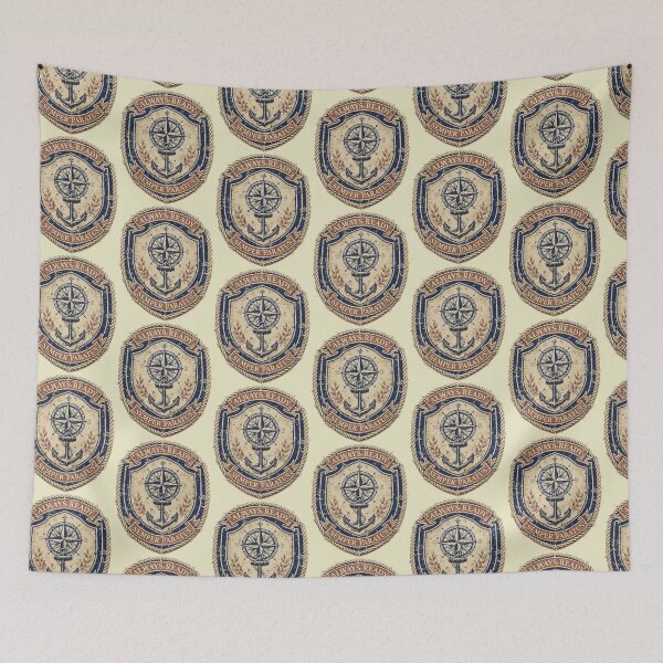 Item preview, Always Ready Vintage Maritime Badge | Semper Paratus Coast Guard Design designed and sold by Coasties.