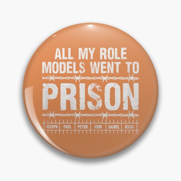 Item preview, All My Role Models Went to Prison Jesus Funny Christians Church designed and sold by JulianBrant.