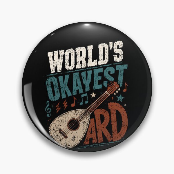 Item preview, World's Okayest Mandolin Player Musician Hobbyist designed and sold by SkeletonsDanger.