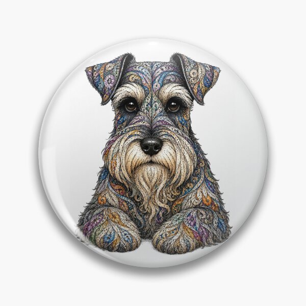 Artikelvorschau, Komplizierter Schnauzer entworfen und verkauft von PaintedbyCarol.