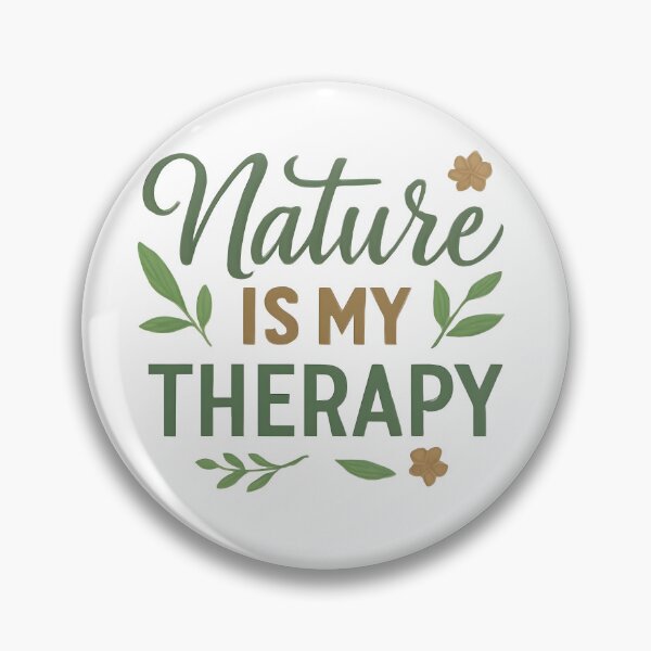 Item preview, Nature Is My Therapy | Botanical Nature Lover Quote Minimalist Green Design designed and sold by KAM-KAM-STORE.