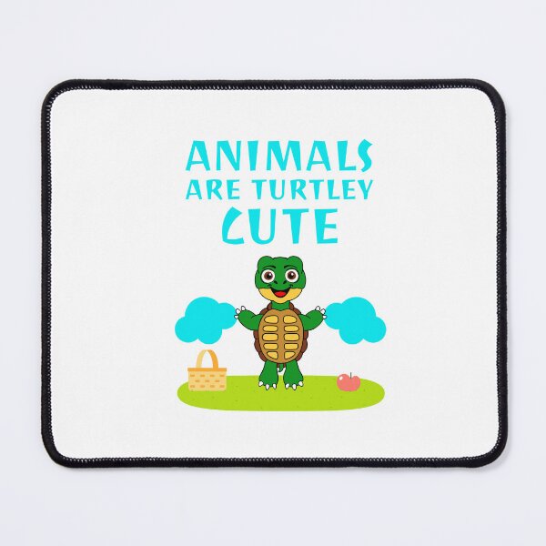 Item preview, Turtley Cute Turtle Pun designed and sold by Sartoris Art.