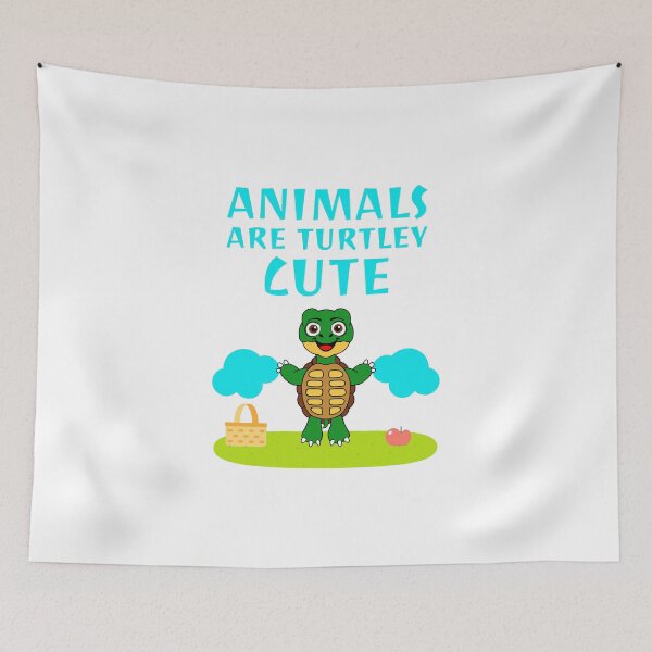 Item preview, Turtley Cute Turtle Pun designed and sold by Sartoris Art.