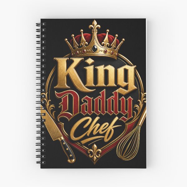 Item preview, King Daddy Chef – Luxury Gold Typography Design designed and sold by Jandedan.