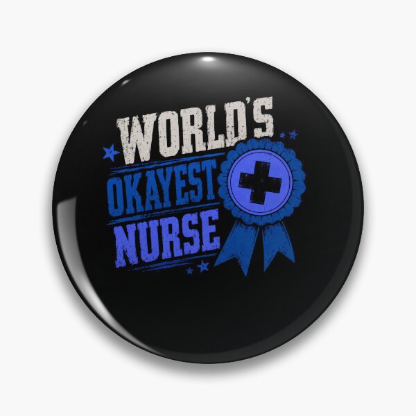 Item preview, World's Okayest Nurse Medical Staff Funny Humor Appreciation designed and sold by SkeletonsDanger.