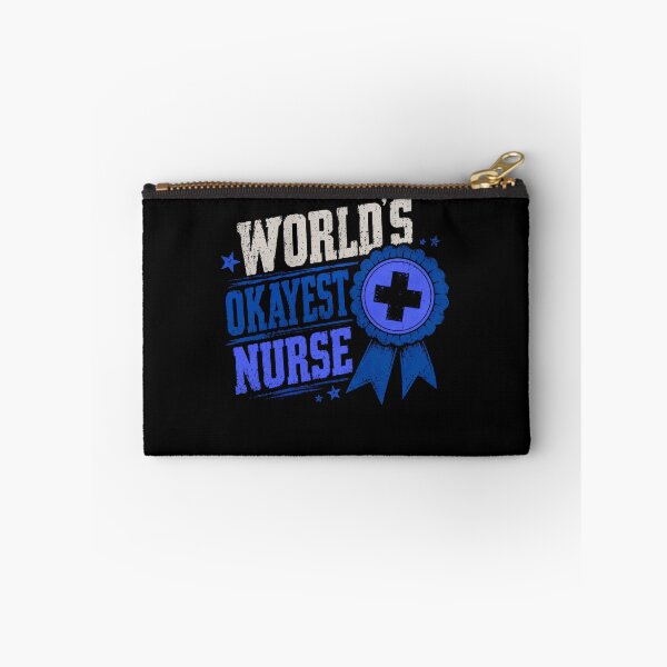 Item preview, World's Okayest Nurse Medical Staff Funny Humor Appreciation designed and sold by SkeletonsDanger.
