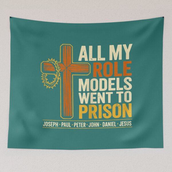 Item preview, All My Role Models Went to Prison Christian Religious Jesus christian designed and sold by TESTTES.