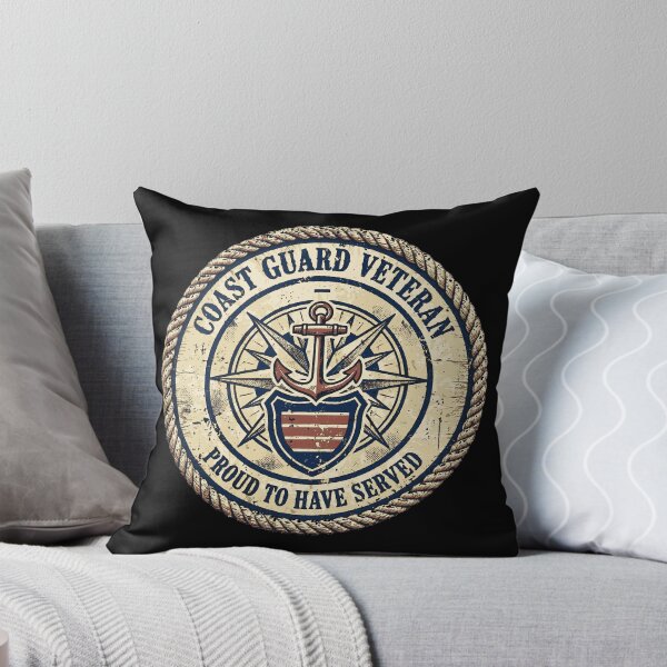 Item preview, Coast Guard Veteran Vintage Maritime Badge | Proud to Have Served Military Design designed and sold by Coasties.