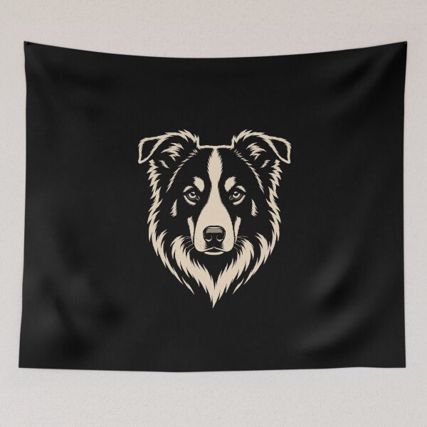 Item preview, Border Collie Minimalist Mascot | Working Dog Collection designed and sold by RusticMeadow.