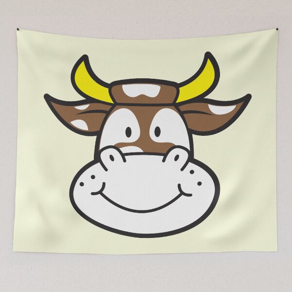 Item preview, Cute cow face designed and sold by jazzydevil.