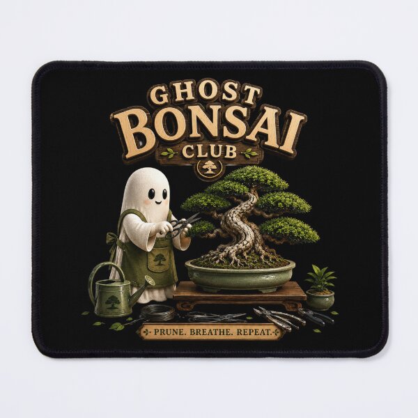 Item preview, Ghost Bonsai Club, Cute Japanese Bonsai Tree Gardening Design Classic T-Shirt  designed and sold by podlook.