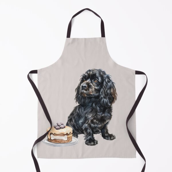 Item preview, Black English Cocker Spaniel with Birthday Cake designed and sold by Erika Kaisersot.