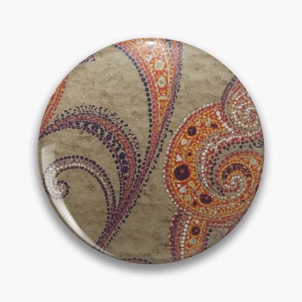 Item preview, Aboriginal Inspired Dot Art - Desert Boho Abstract Erath Spirals designed and sold by GrinGalore.