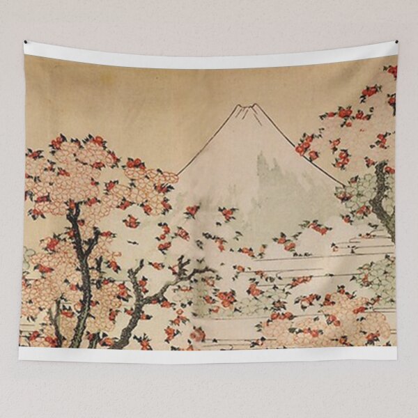 Item preview, Poster Mount Fuji Behind Cherry Tree and Flowers designed and sold by johnhaugg.