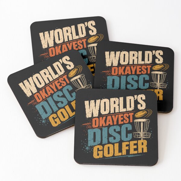Item preview, World's Okayest Disc Golfer Funny Disc Golf Player designed and sold by SkeletonsDanger.