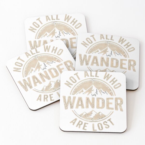 Item preview, Not All Those Who Wander Are Lost Vintage Mountain Hiking Apparel designed and sold by Stavman Creative Designs.