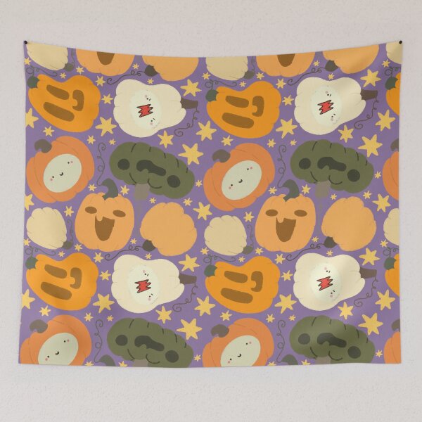 Item preview, Halloween Pumpking Seamless Pattern designed and sold by MiloverseOfficial.
