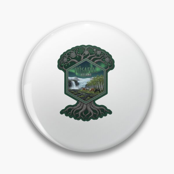 Item preview, Husafell Iceland Glacier Nature Sticker designed and sold by Imaginarium of Chaos falcon88 .