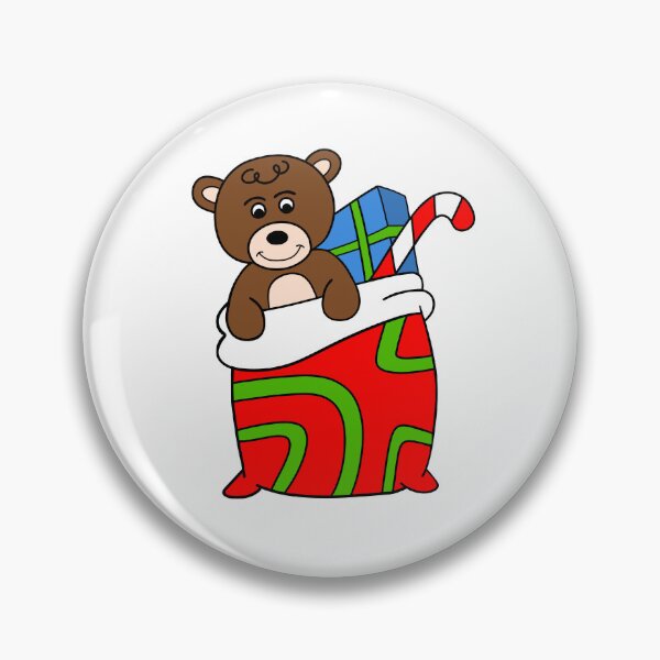 Item preview, Teddy Bear Santa Sack designed and sold by Sartoris Art.