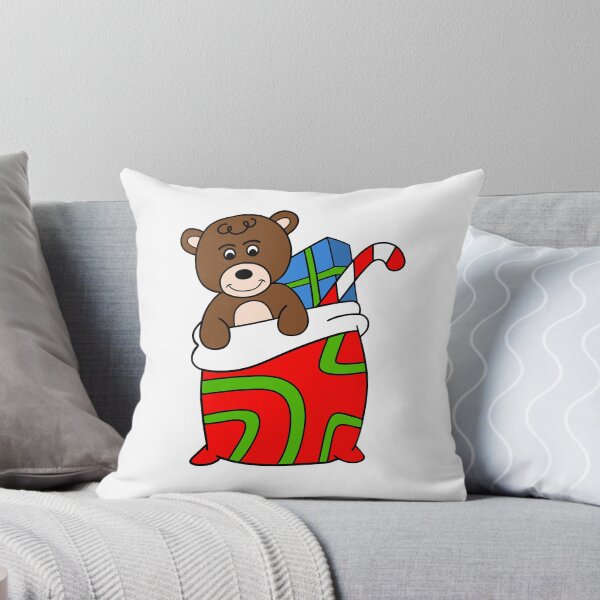 Item preview, Teddy Bear Santa Sack designed and sold by Sartoris Art.